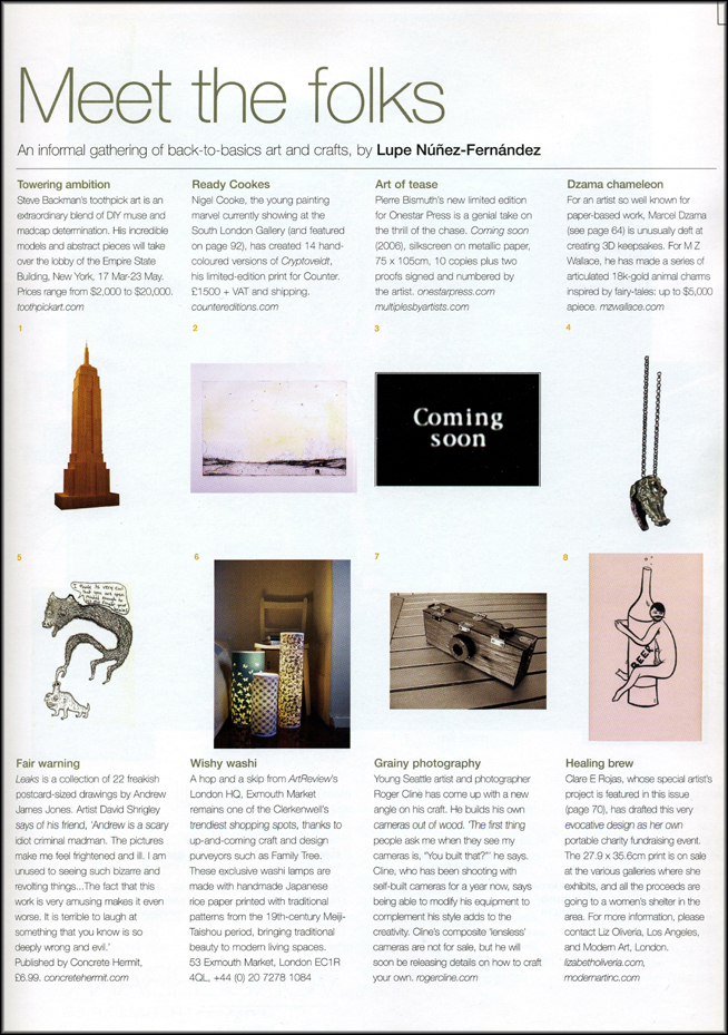 ArtReview, March/April 2006