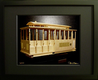 Cable Car Limited Edition Framed Photograph