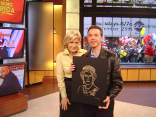 Diane Sawyer and Steven J. Backman, October 3, 2008