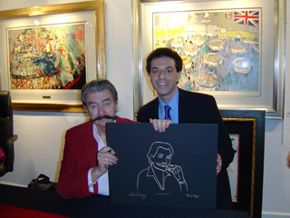 LeRoy Neiman and Steven J. Backman, January 24, 2004