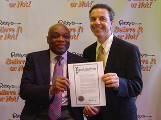 Mayor Willie Brown and Steven J. Backman, July 26, 2010