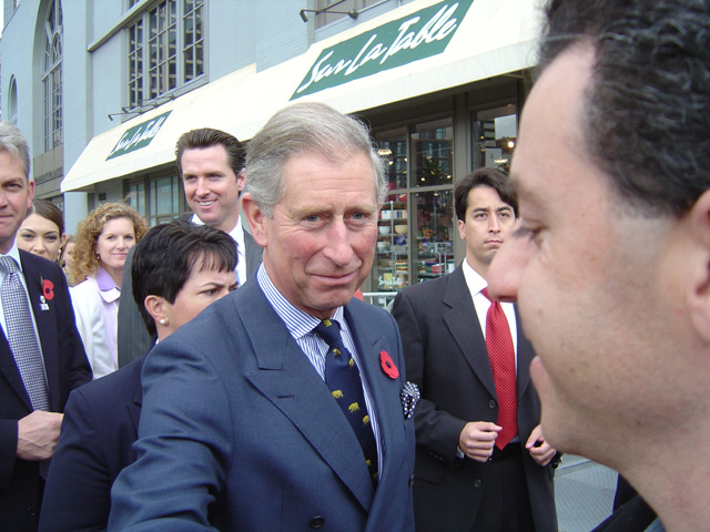 Prince Charles and Steven J. Backman, November 7, 2005