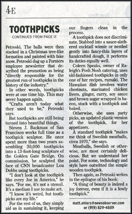 The News & Observer, December 19, 2007