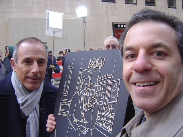 Matt Lauer and Steven J. Backman, March 15, 2011