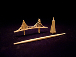 Mini Golden Gate Bridge and Mini Transamerica Pyramid