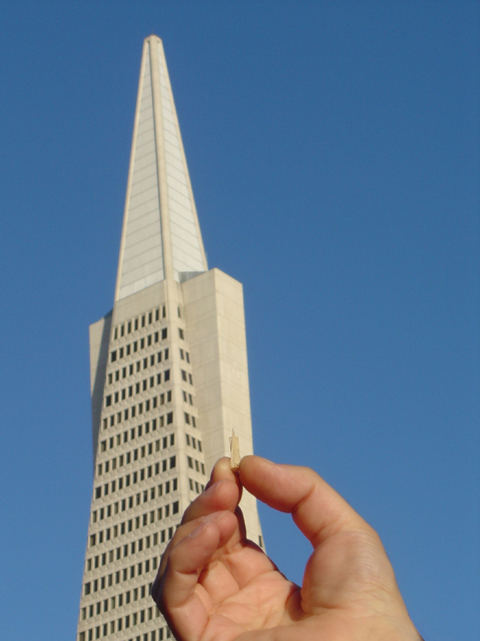 Miniature Transamerica Pyramid