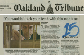 Steven J. Backman Featured in The Oakland Tribune, January 24,2005