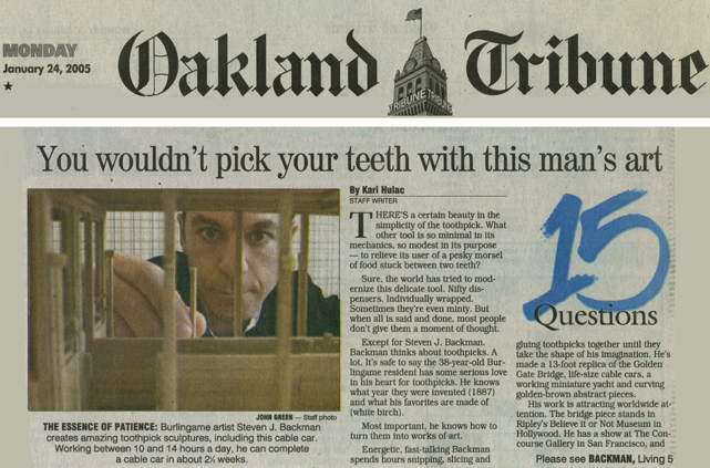 The Oakland Tribune, January 24, 2005