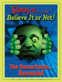 Steven J. Backman Featured in Ripley's Believe It ot Not!  The Remarkable Revealed