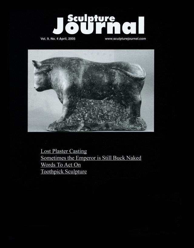 Sculpture Journal, April 2005